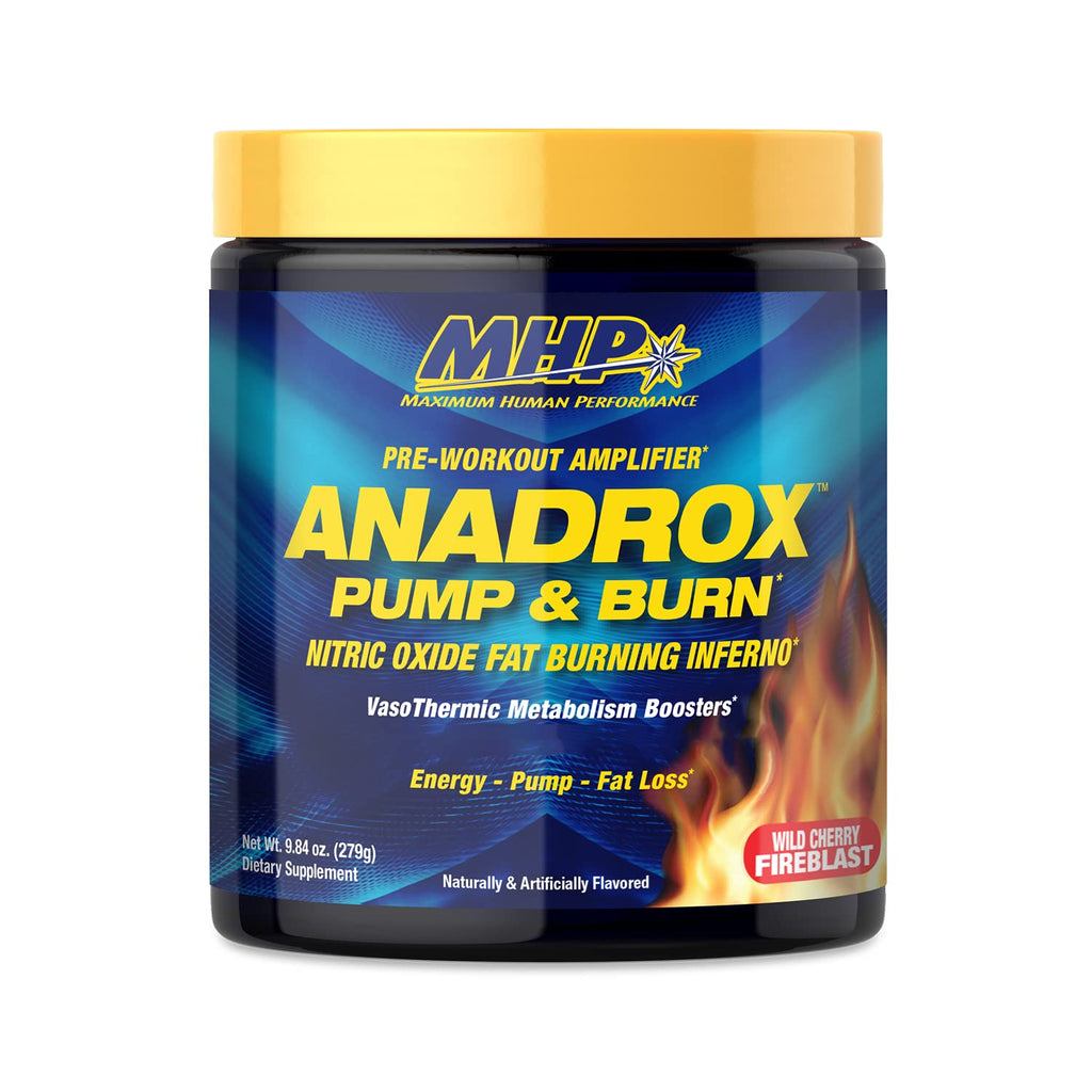 Maximum Human Performance Mhp Anadrox Pre-Workout, Nitric Oxide, Energy, Pumps