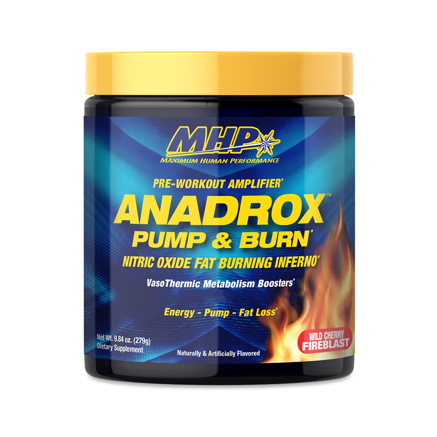Maximum Human Performance Mhp Anadrox Pre-Workout, Nitric Oxide, Energy, Pumps