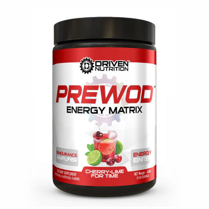 Driven PREWOD Energy Matrix, 50 Servings - Pre-Workout Supplement with Caffeine 