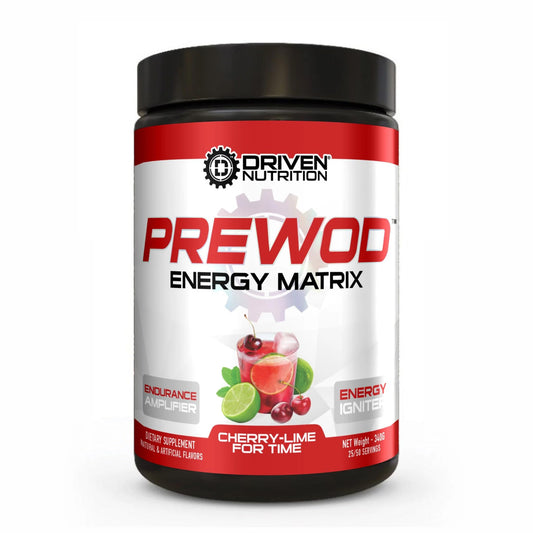 Driven PREWOD Energy Matrix, 50 Servings - Pre-Workout Supplement with Caffeine 