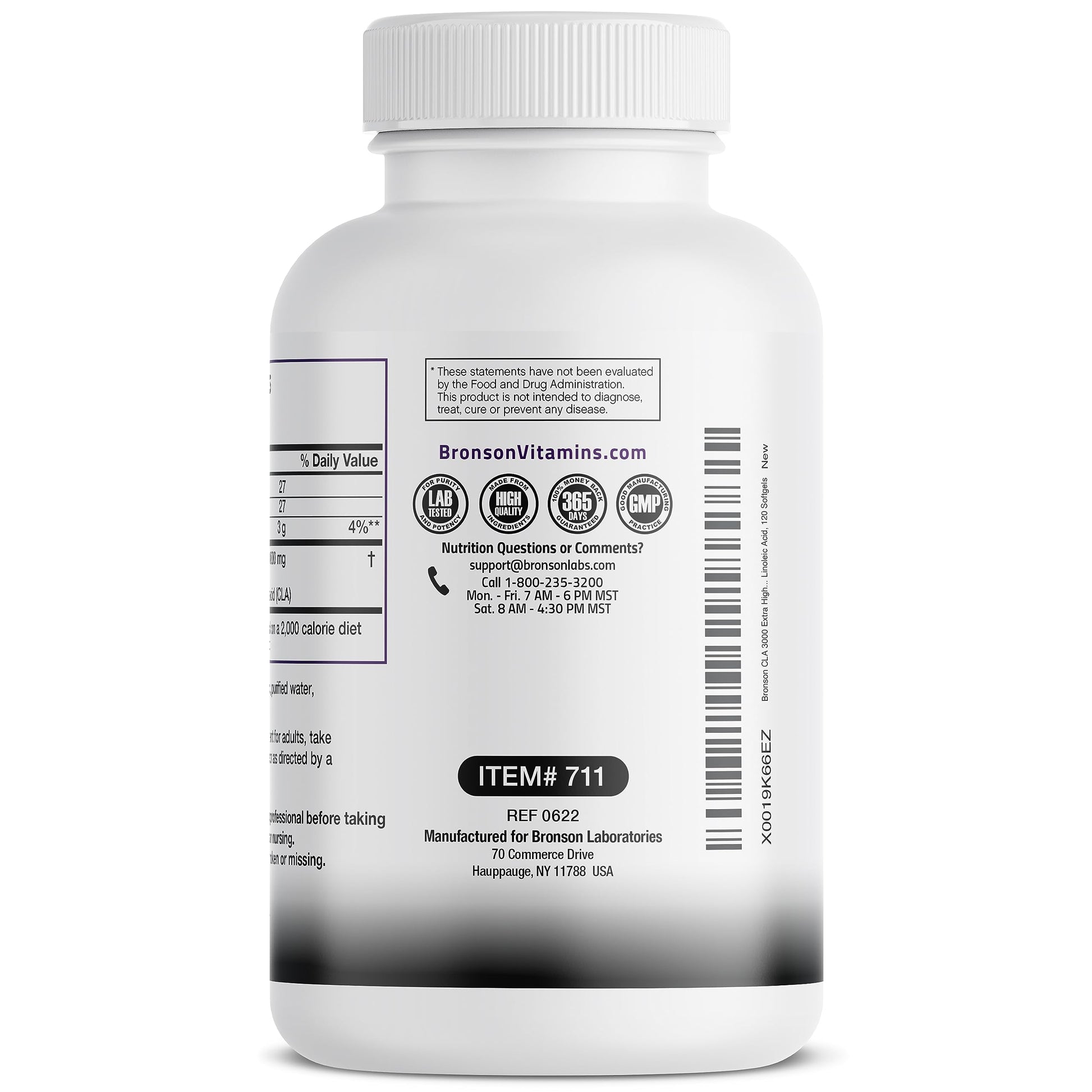 Bronson CLA 3000 Extra High Potency Supports Healthy Weight Manage