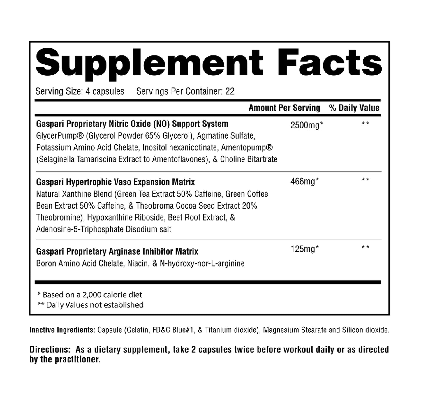 Gaspari Nutrition PlasmaJet, Legendary N.O. Nitric Oxide Maximizer, Increased Lean Mass