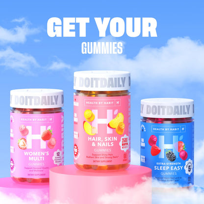Health By Habit Womens Multivitamin Gummies (60 Gummies) - Non-GMO, Gluten Free