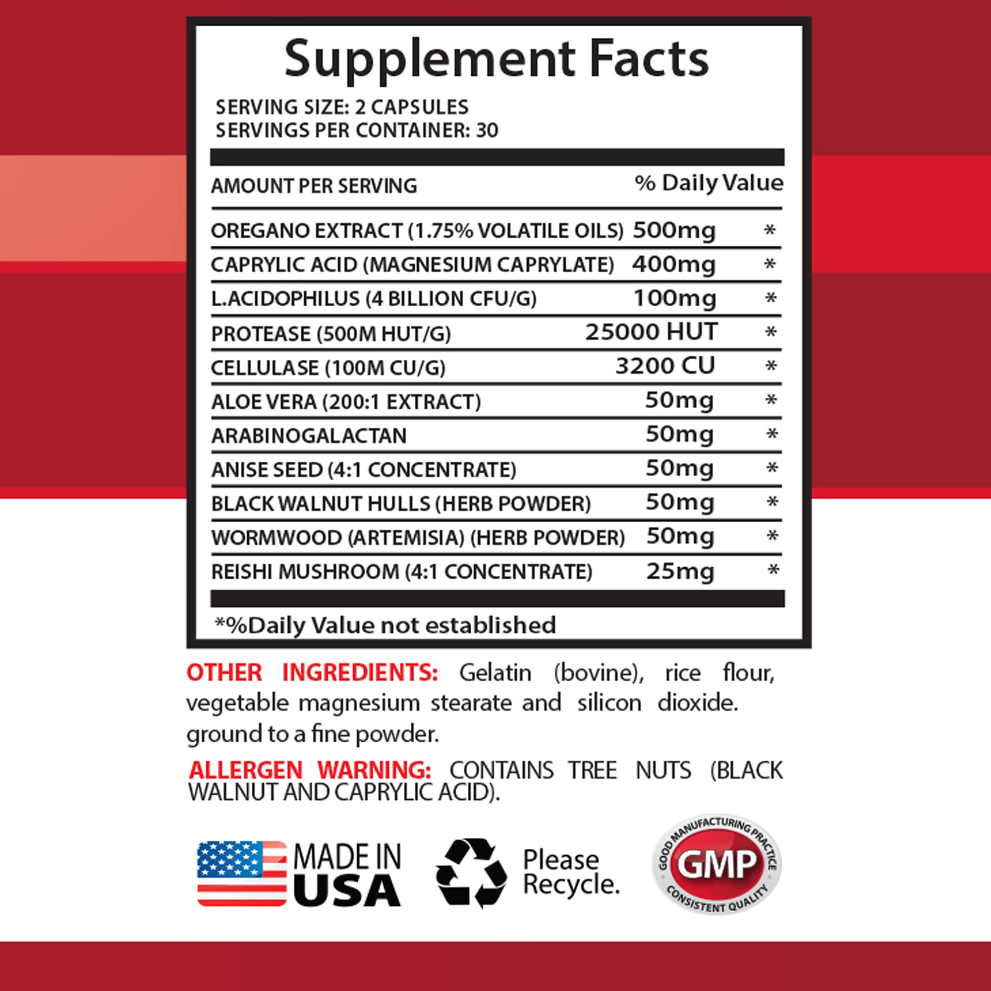 Immunity Support Supplement - Candida Away Plus - Candida Digestive - Candida Cleanse Extra Strength Health Solution Prime