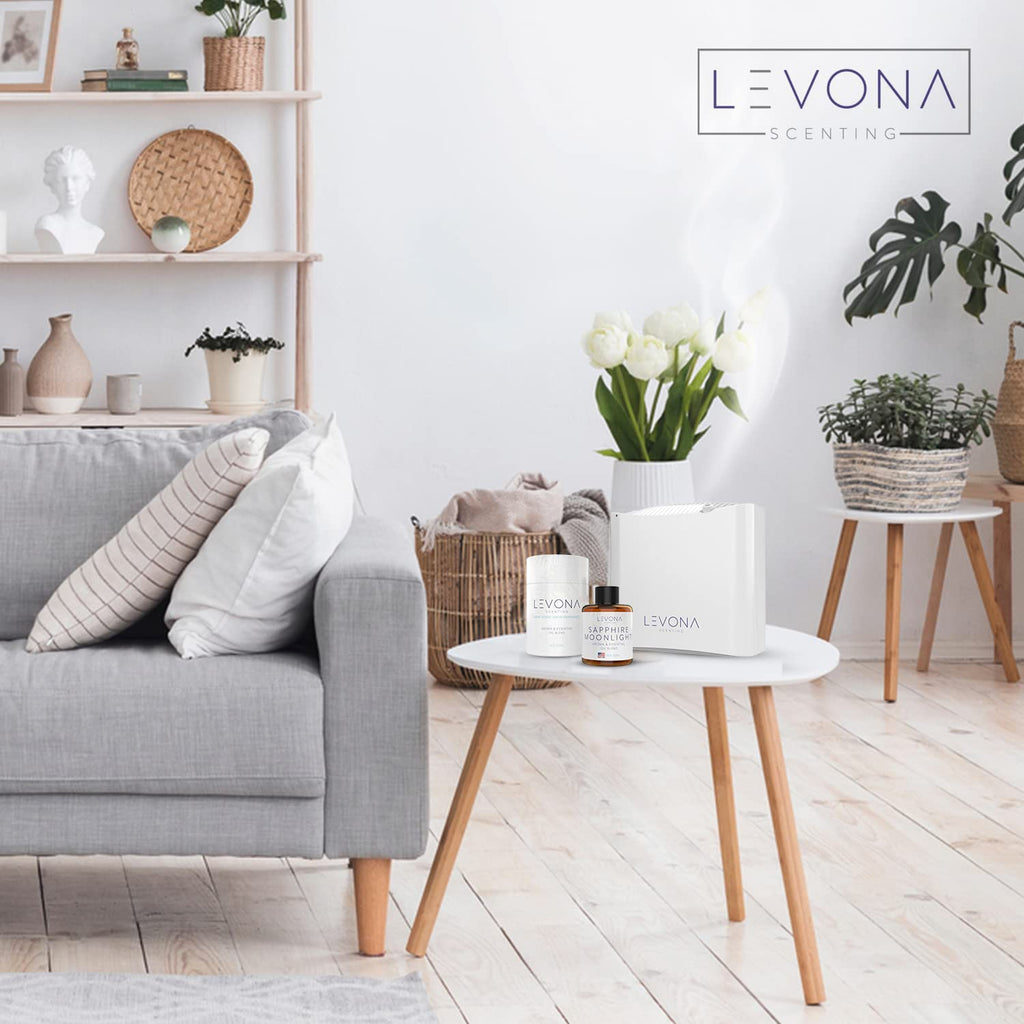 Levona Scent Pure Essential Oils For Diffusers For Home, Hotel & Office - Sapphire Moonlight Essential Oil