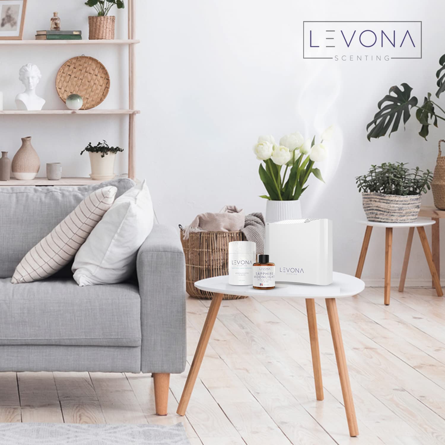 Levona Scent Pure Essential Oils For Diffusers For Home, Hotel & Office - Sapphire Moonlight Essential Oil