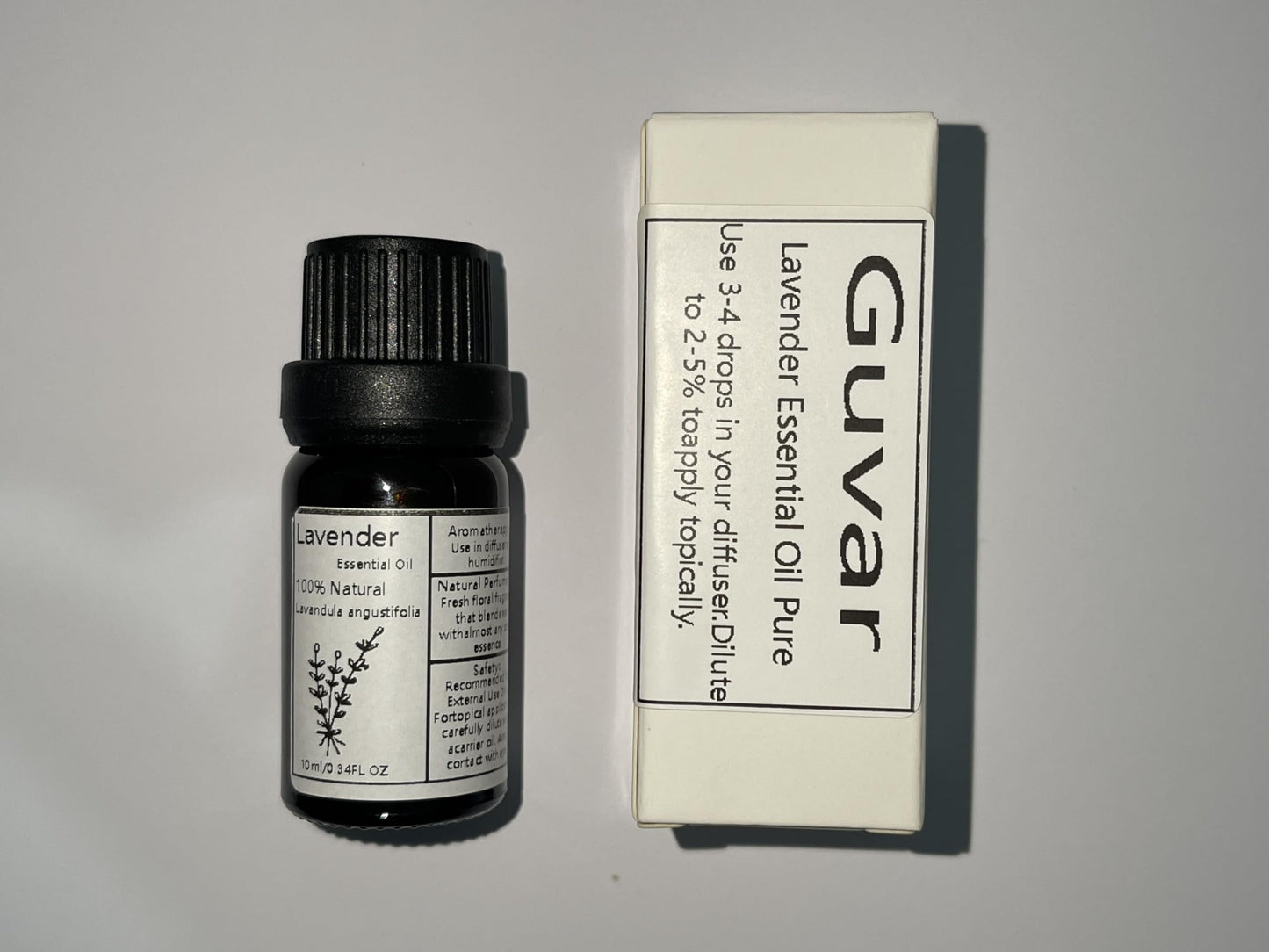 Guvar Lavender Essential Oil Pure for Diffuser for Aromatherapy and Home 100% Pure Natural Extraction