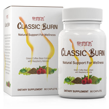 shrink Classic Burn - Pure Green Coffee Bean Extract and Raspberry Ketones with 45% 