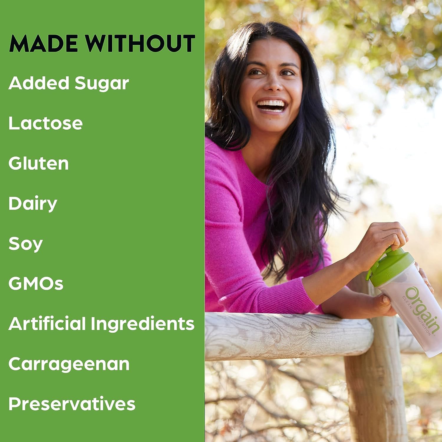 Orgain Organic Vegan Meal Replacement Protein Powder, Vanilla Bean - 20g Plant Based Protein Orgain