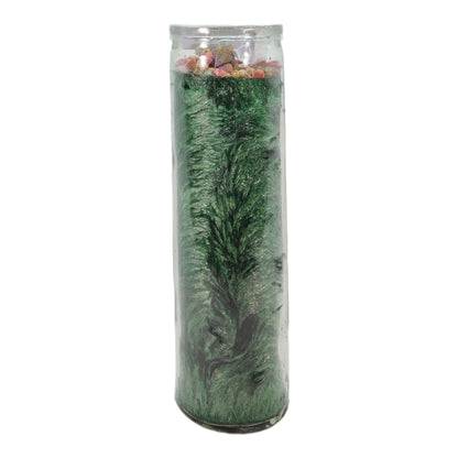 Business IMPROVING-Palm Wax Spiritual Intention Spell Candle-[Green] | Vela CASA ESOTERICA PERFUMADA