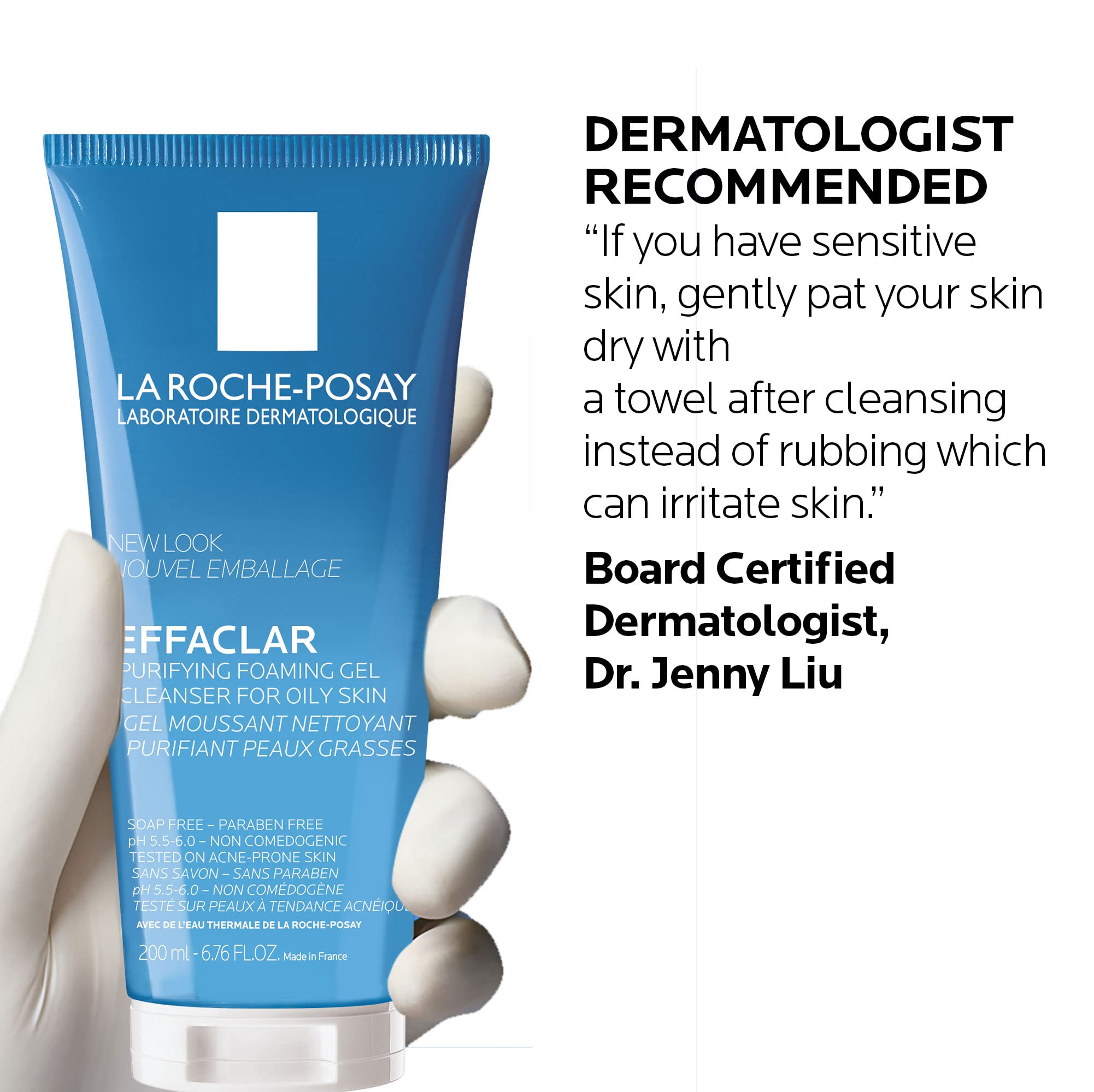 La Roche-Posay Effaclar Purifying Foaming Gel Cleanser for Oily Skin
