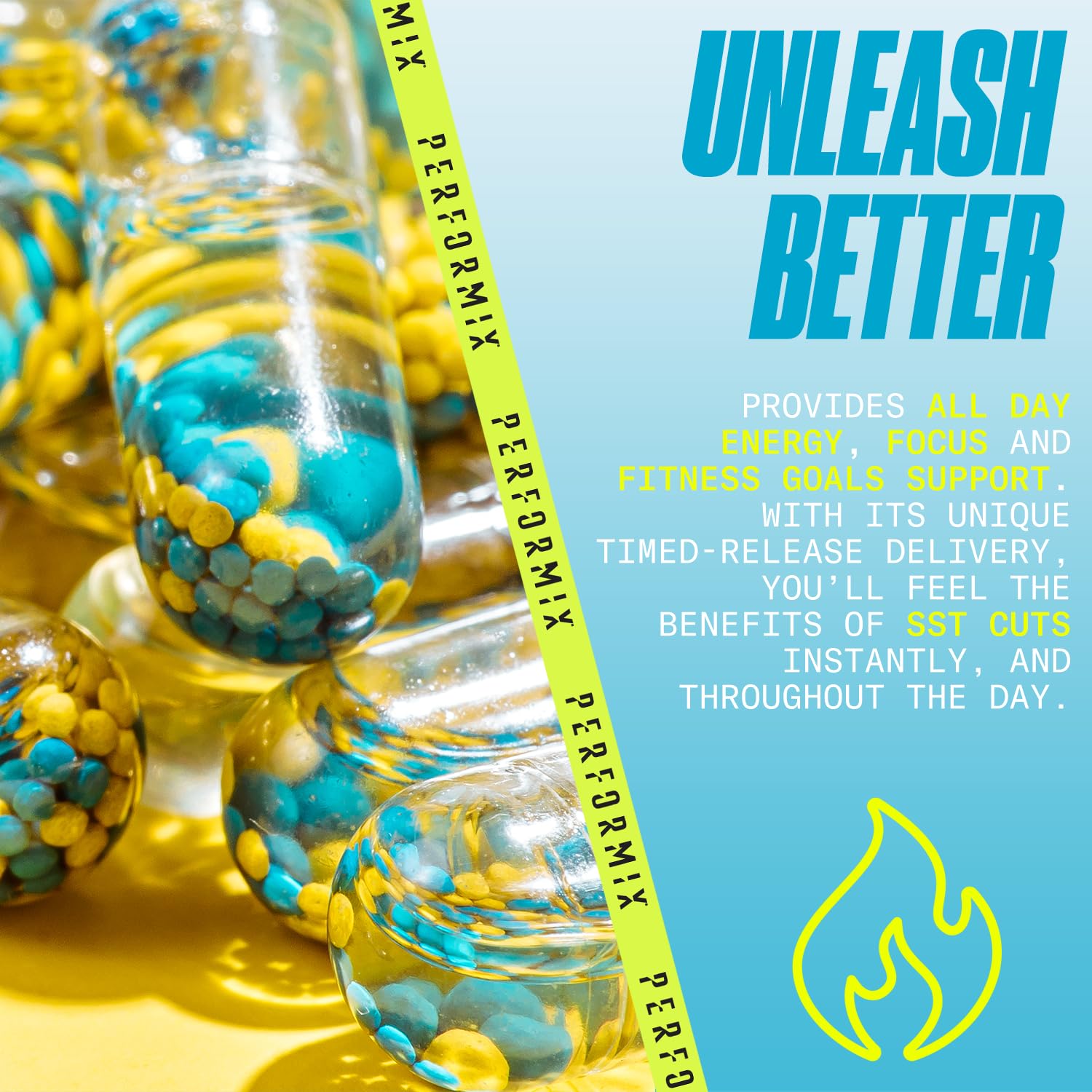 PERFORMIX - SST Cuts - Thermogenic with CLA - Energy, Focus & Mood