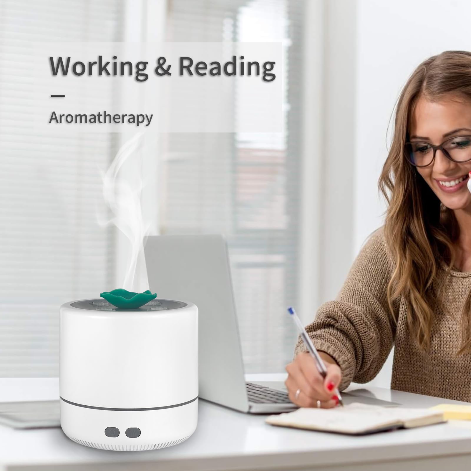 Essential Oil Diffuser, Plug in Silent Essential Oil Diffuser, Ultrasonic Aromatherapy Fragrant Oil XIAAGXUNA