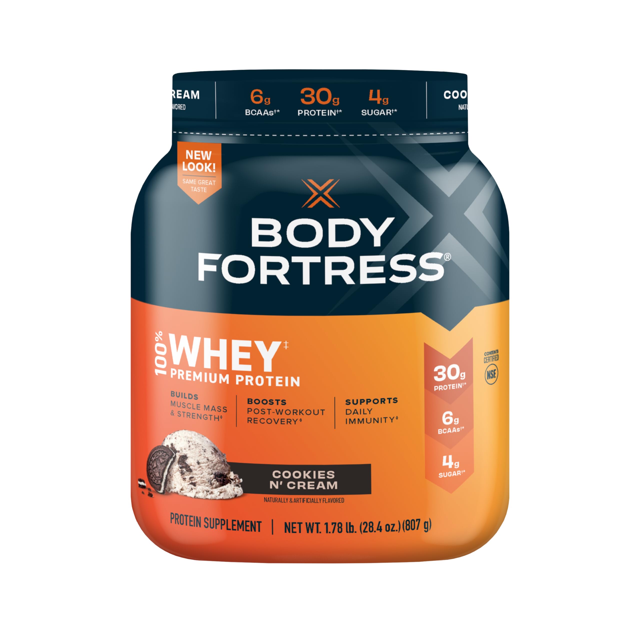 Body Fortress Super Advanced Isolate Protein Powder, Gluten Free, Vanilla Creme Flavored Body Fortress