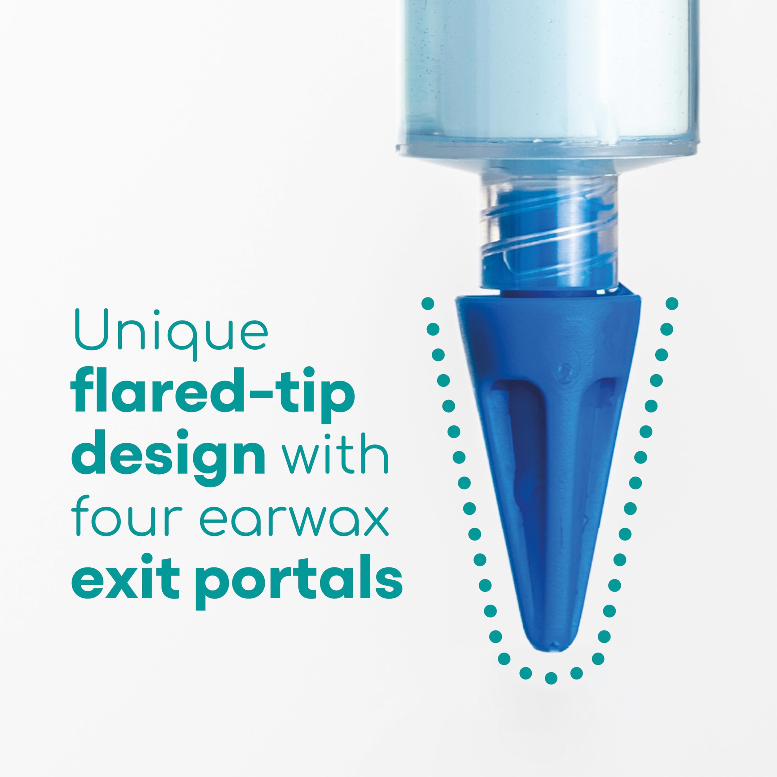 Medi Grade Ear Syringe Ear Wax Removal Kit with 3 Quad-stream Tips