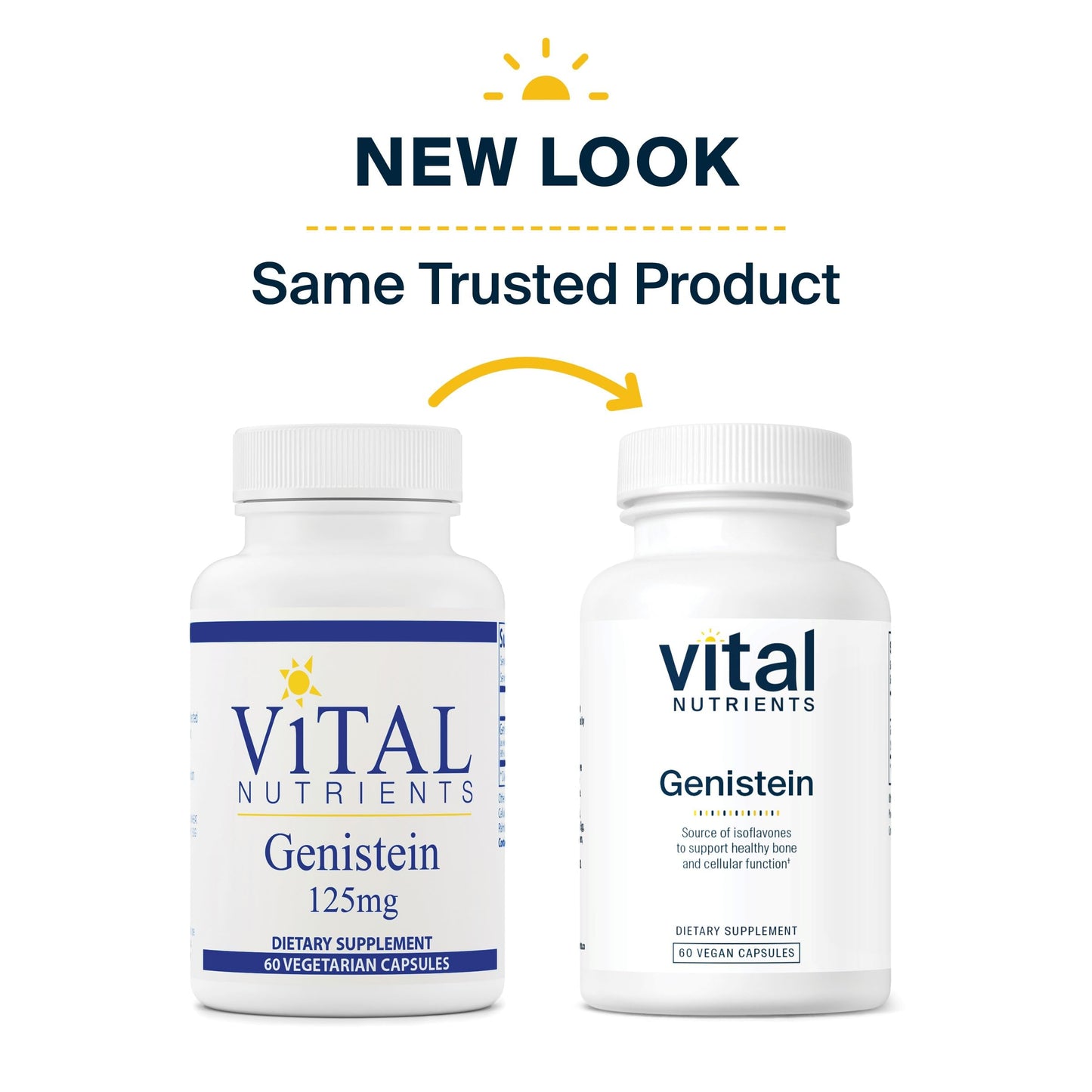 Vital Nutrients Genistein | Easily Absorbed Isoflavones for Bone Health Support