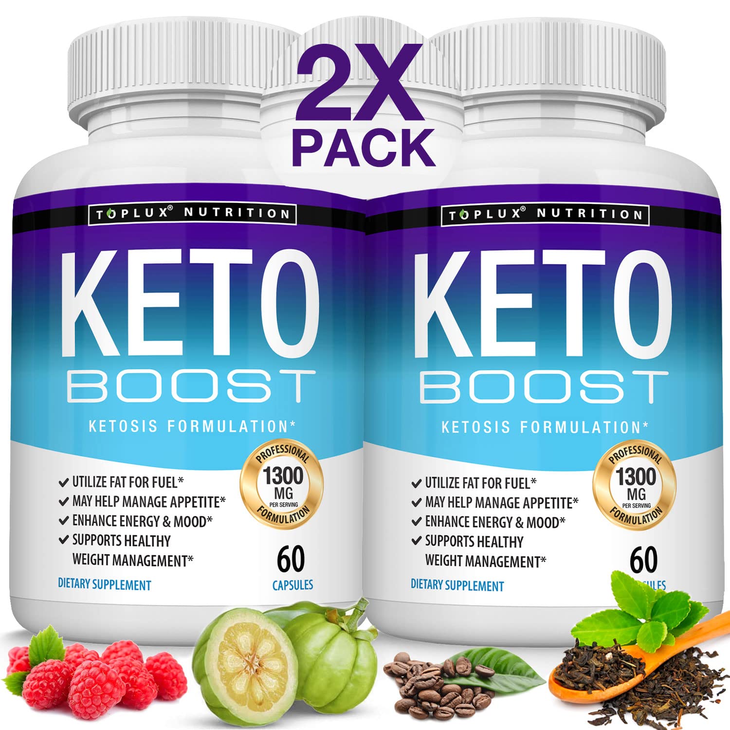 Keto Boost Diet Pills Ketosis Supplement - Natural Exogenous Keto Formula Support Energy