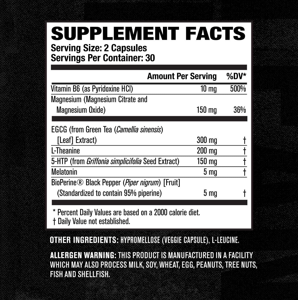 Jacked Factory Lean PM Night Time Fat Burner, Sleep Aid Supplement, & Appetite Suppressant