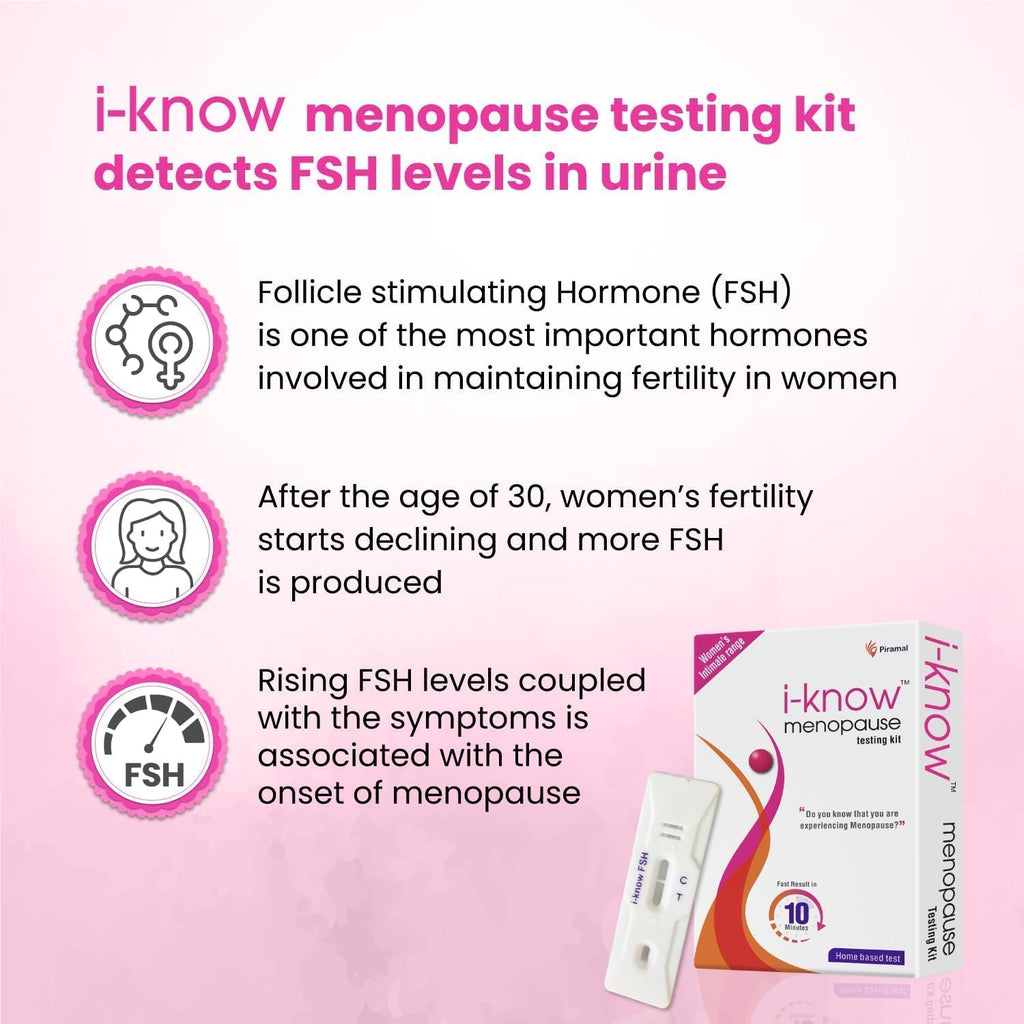 MK Menopause Testing kit | for Women Facing Menopause Symptoms Like hot Flashes, Night Sweats