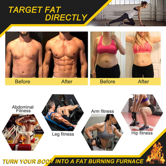 ELAIMEI Hot Gel Cream, Fat Burning Sweat Cream, Weight Loss Workout Enhancer Gel