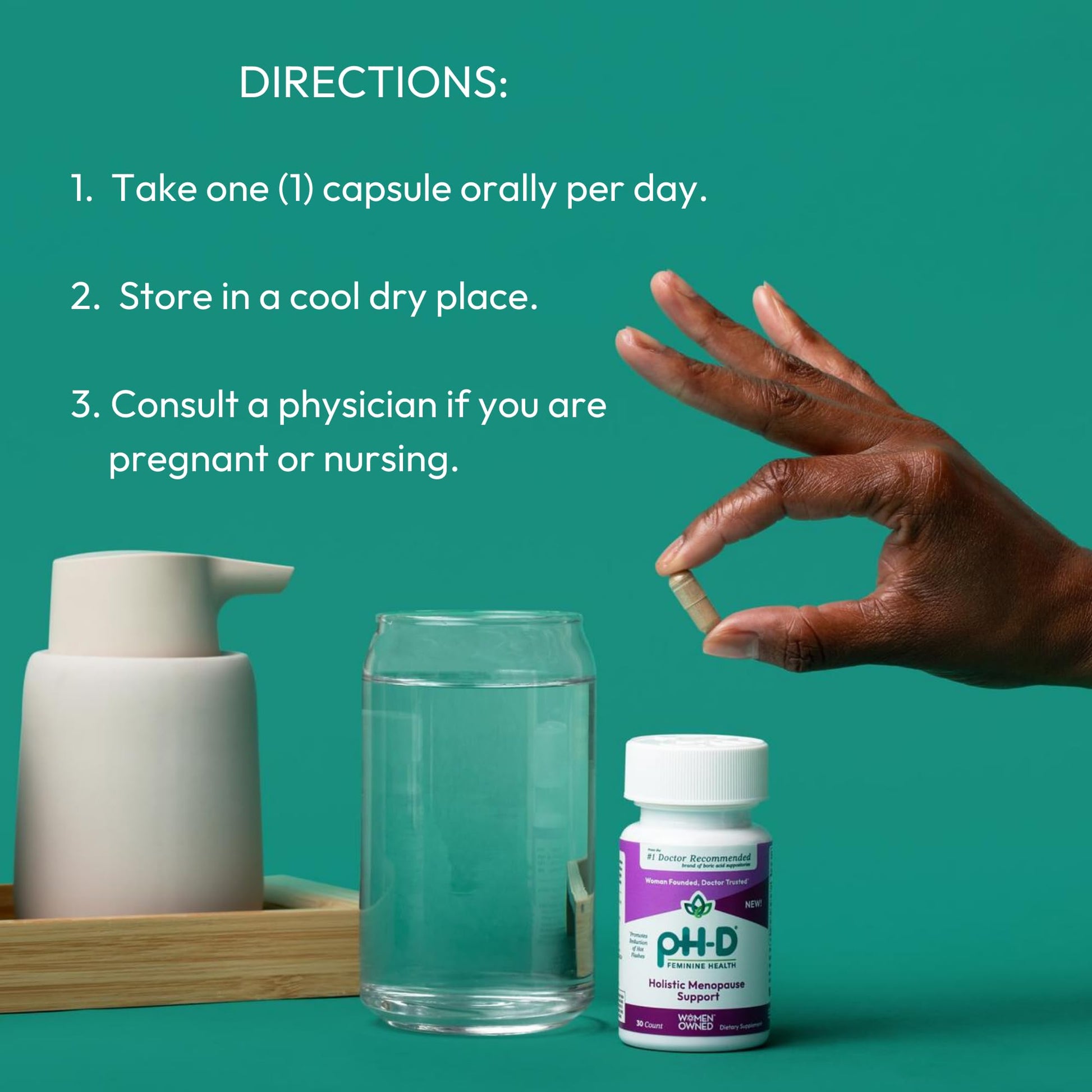 pH-D Feminine Health - Holistic Menopause Support - Oral Supplement with CON-CRET Concentrated Creatine pH-D Feminine Health Support