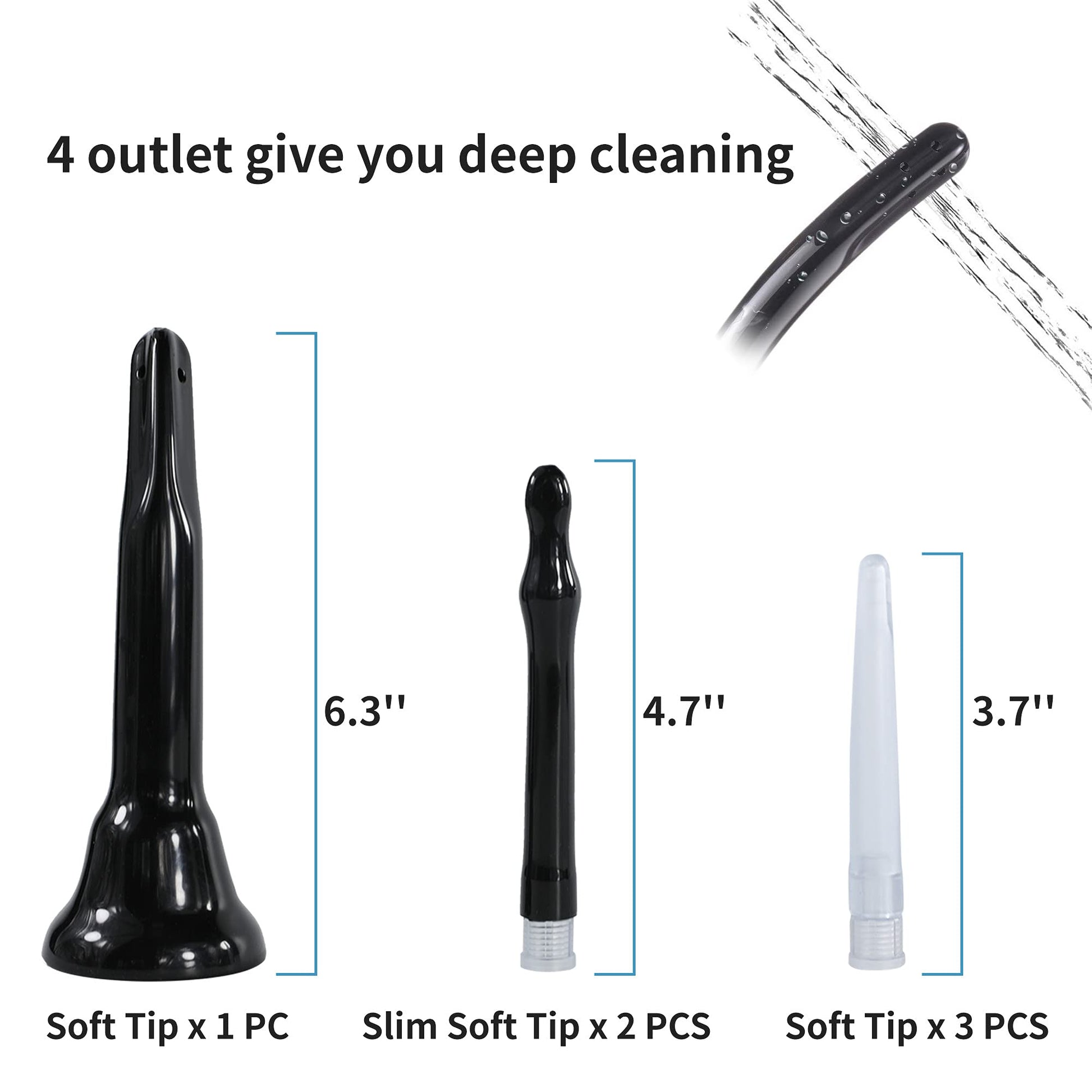 TopQuaFocus 14.5OZ Large Enema Bulb Kit Douche Bulb for Men Women Colon Cleaning Feminine TopQuaFocus