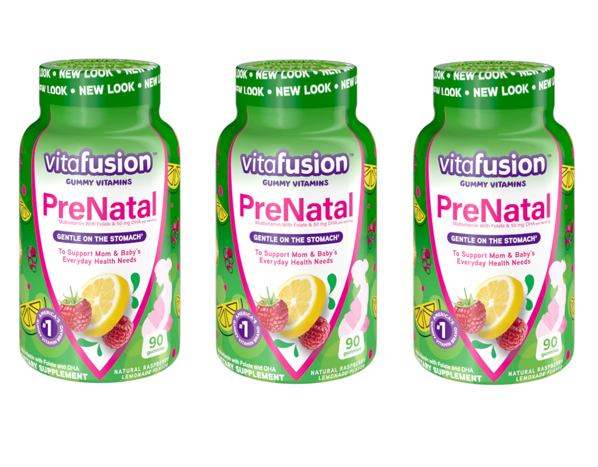 Vitafusion Prenatal, Gummy Vitamins, 90 Count (3 Pack)