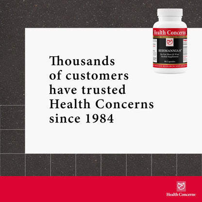 Health Concerns Rehmannia 8 - Back Discomfort & Urinary Tract Health for Women & Men