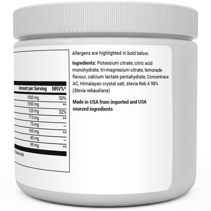 Dr. Berg Electrolyte Powder - Electrolyte Drink Supplements with 1000mg Potassium