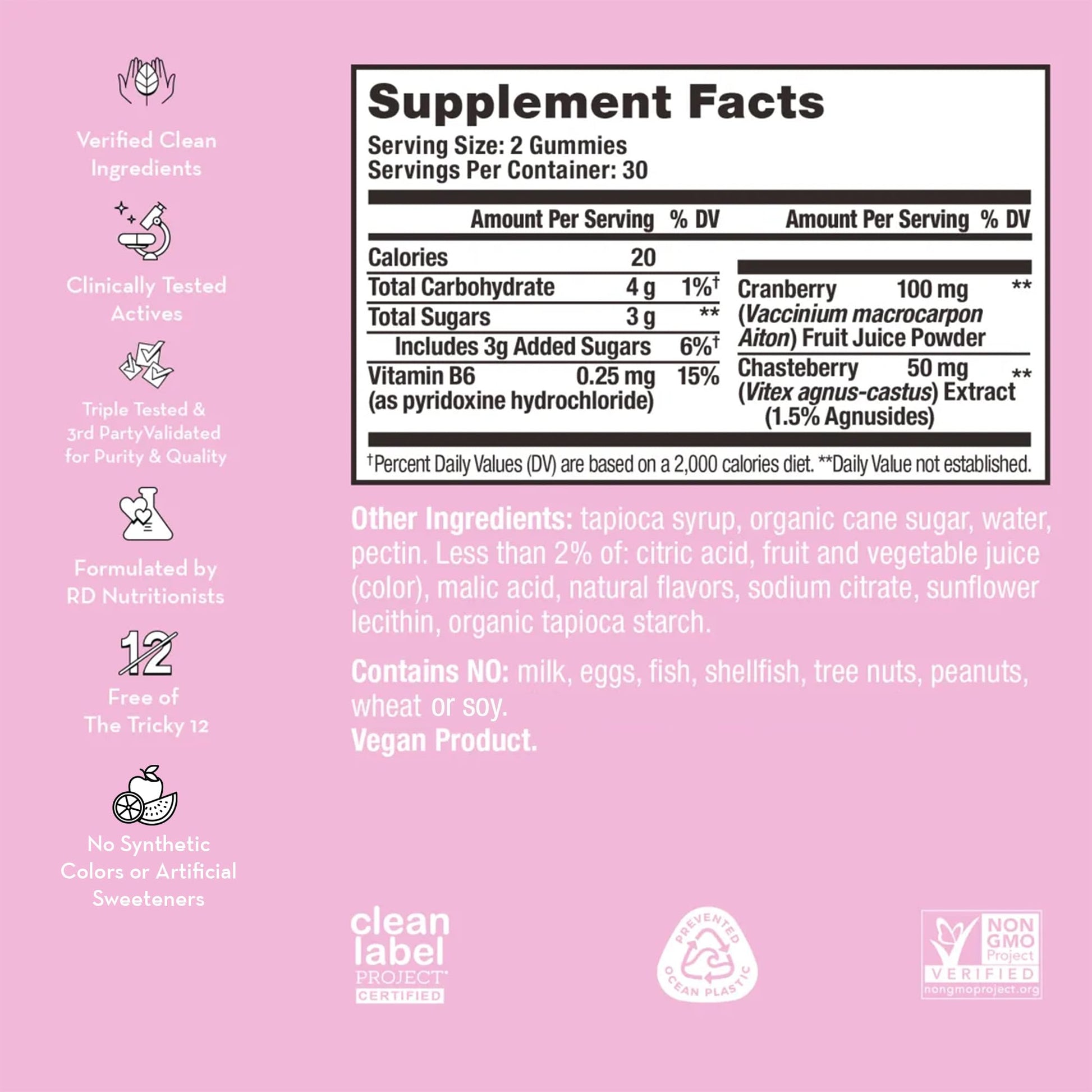 HUM Nutrition SOS PMS Gummies, Helps Relieve PMS Symptoms, Bloating Relief, Mood Swings, Hormonal Balance HUM