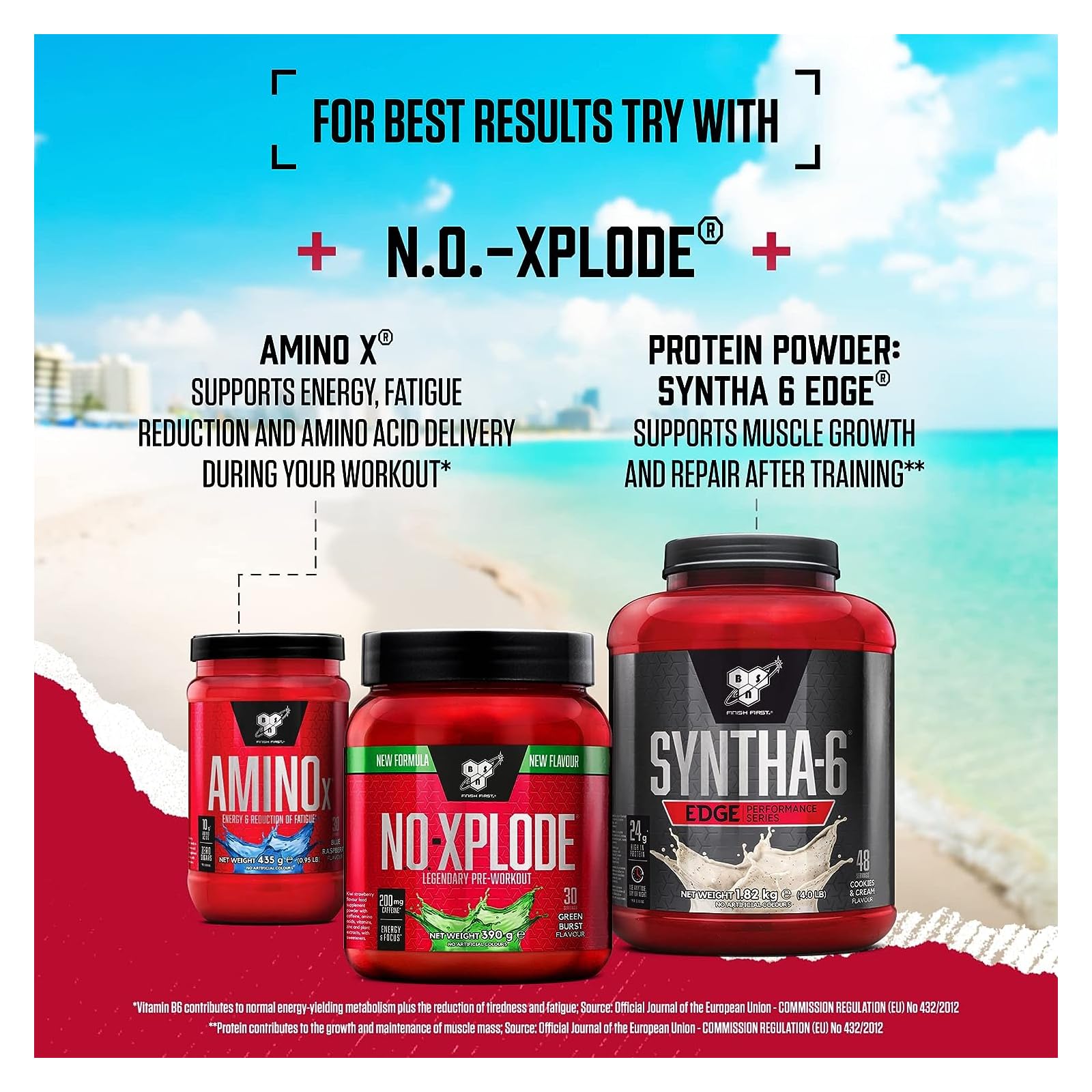 BSN Nutrition N.O.-Xplode Pre Workout Powder Food Supplement, Energy and Focus BSN