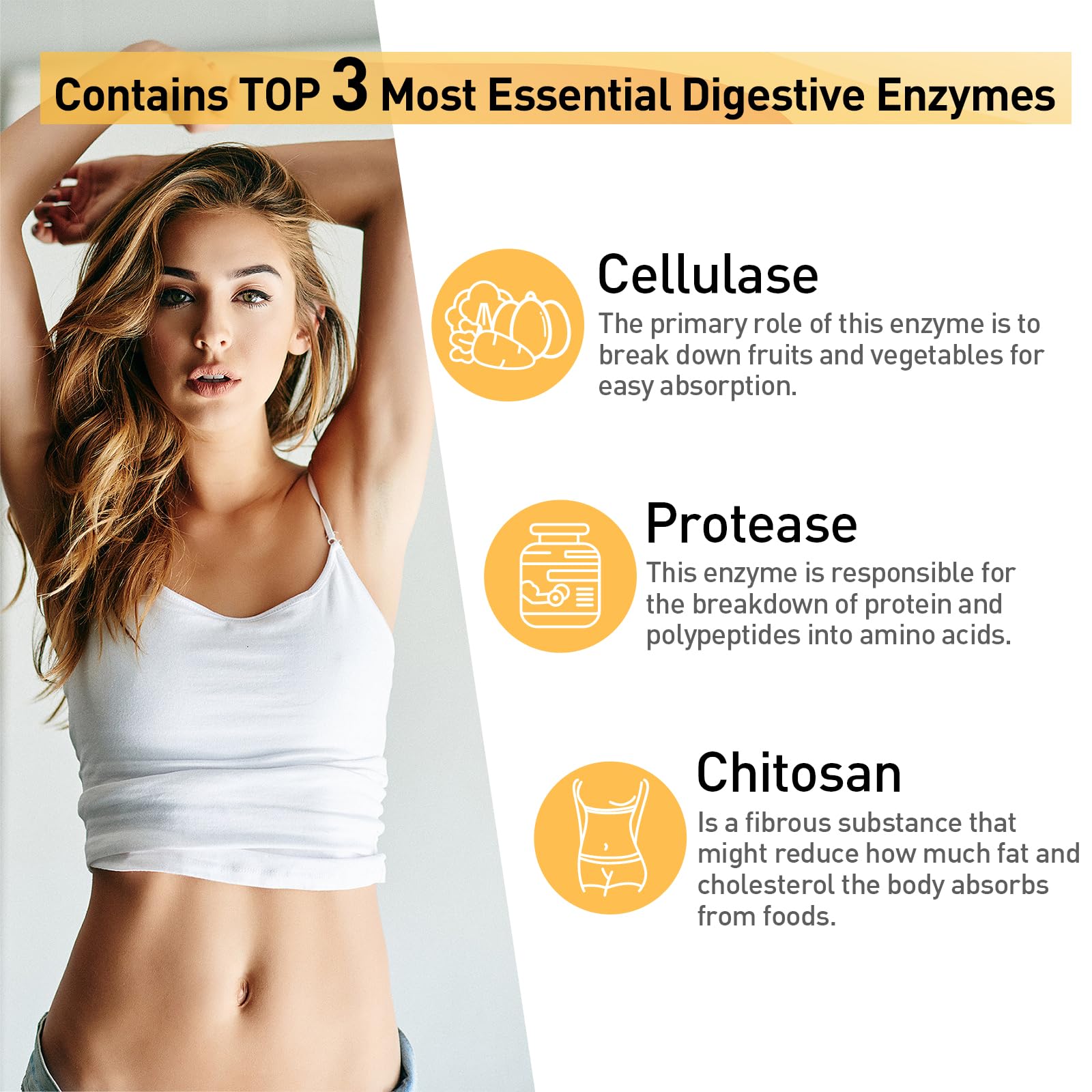 Probiotics for Women & Men, 300 Billion CFU 11 Strains, Probiotic with Organic Herbal GOGOSATIS