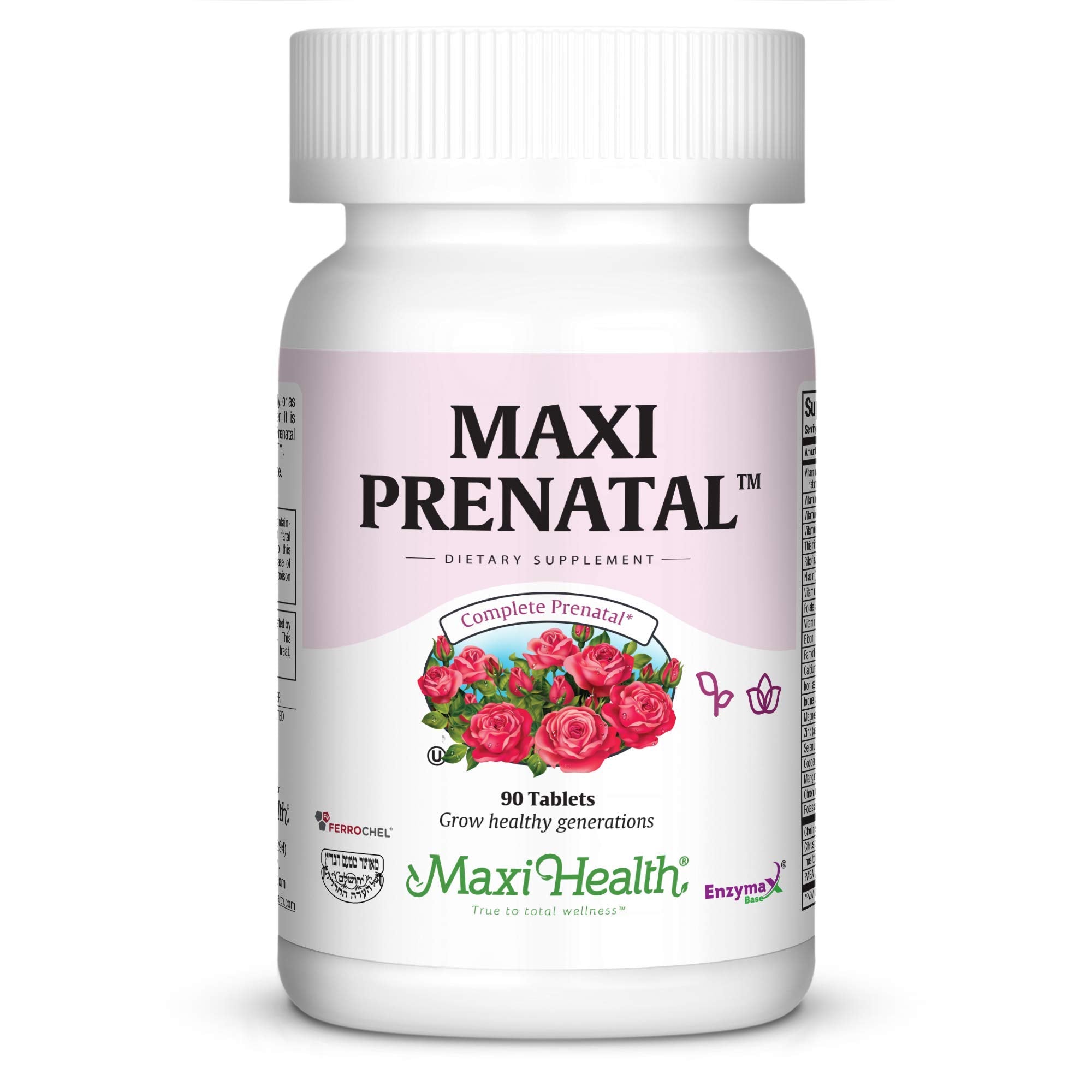 Maxi Health, Maxi Prenatal, 90 Count (Pack of 1)