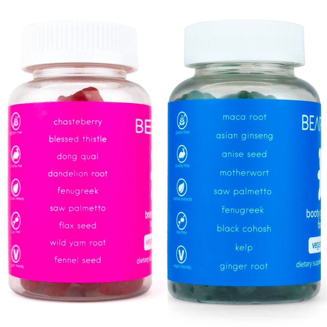 BEARVANA Gummies Combo Pack - Chest and Bum Gummies - Workout Aid - Women’s 