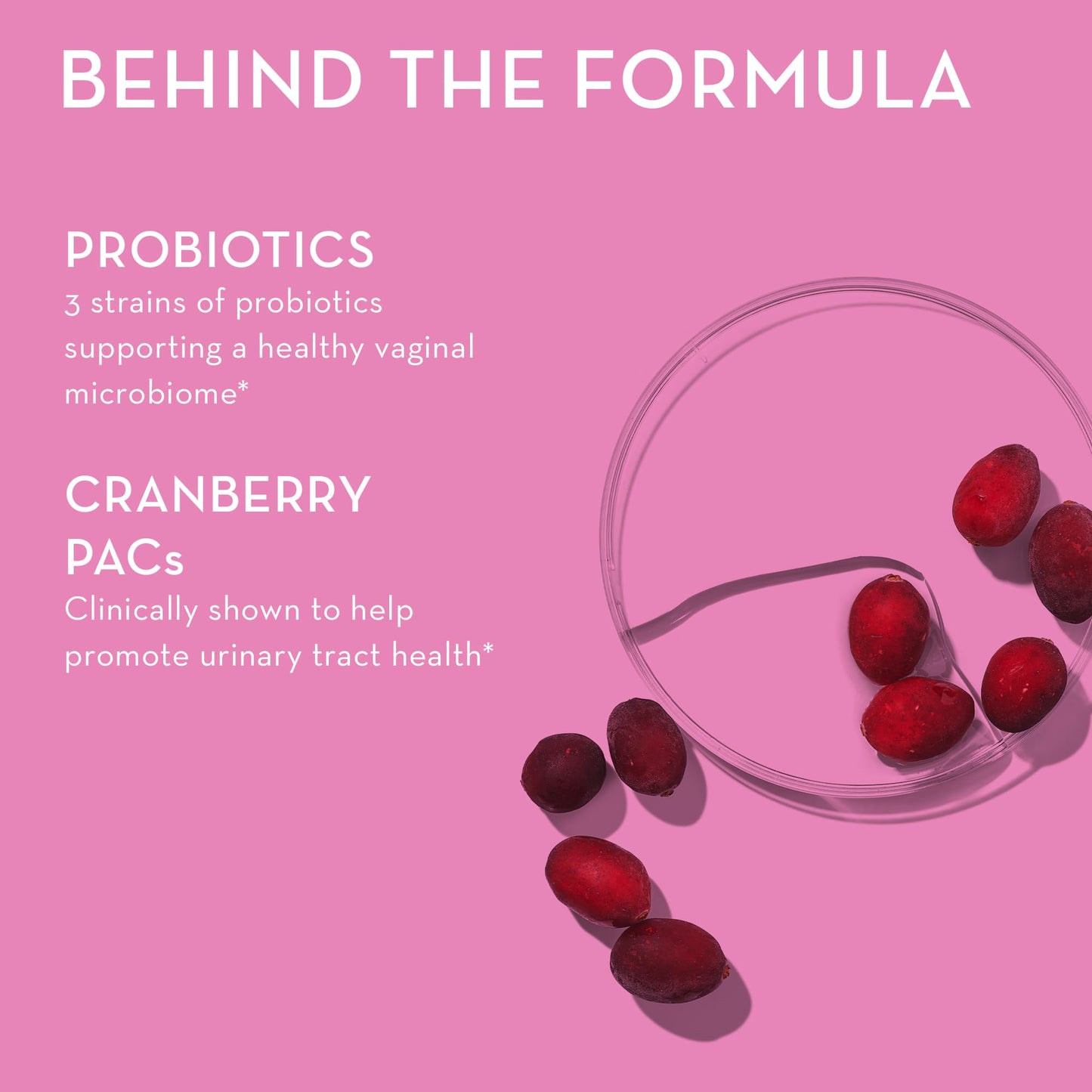 HUM Private Party Pills - Vaginal Probiotics for Women's Ph Balance with Cranberry
