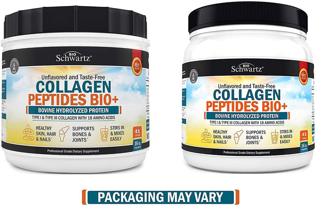 Collagen Peptides Powder - Grass Fed, Pasture Raised with Aminos - Promotes Healthy