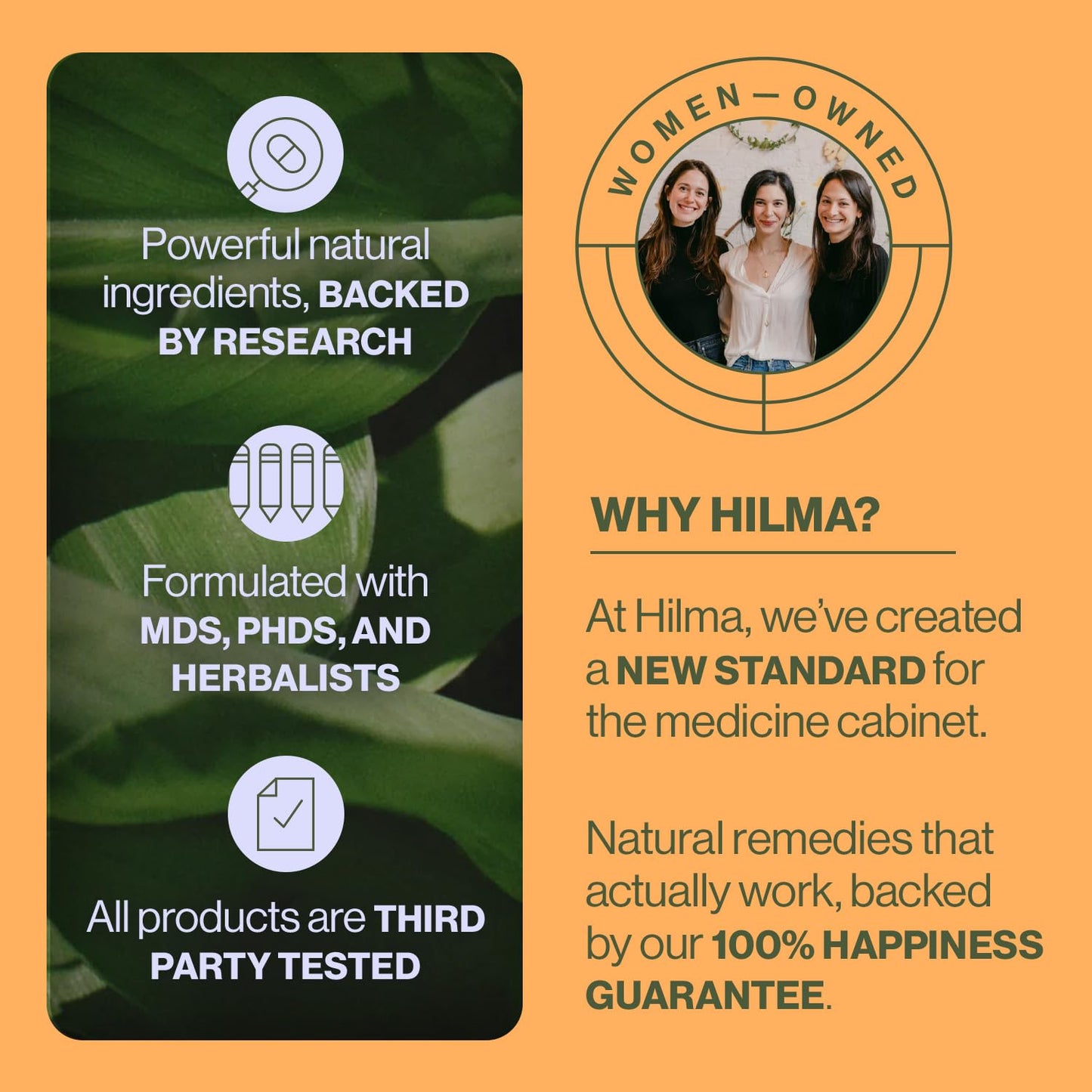 Hilma Natural Gas & Bloating Relief - with Lemon Balm, Fennel & Peppermint Leaf