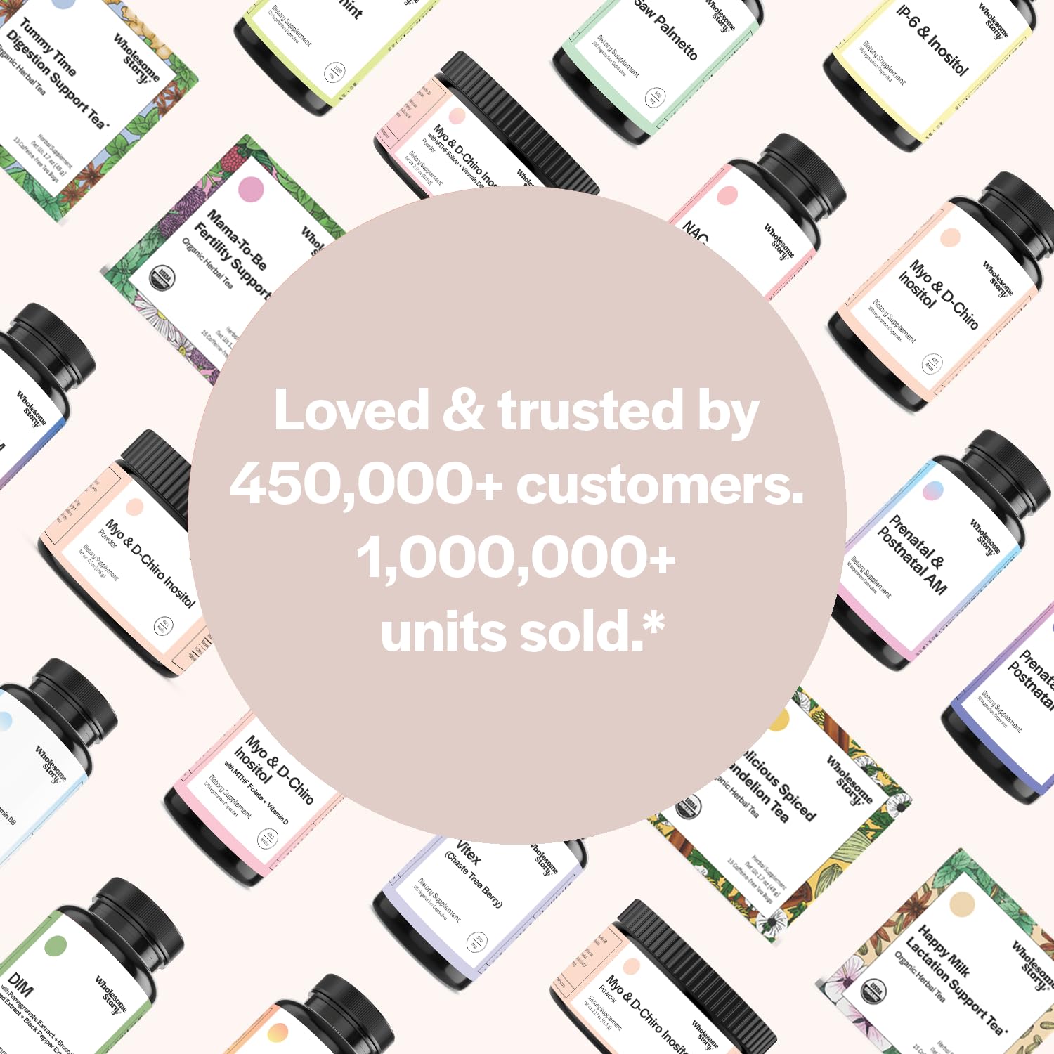 Pure Inositol Supplement | Myo-Inositol Supplement | Inositol Powder Capsules Wholesome Story