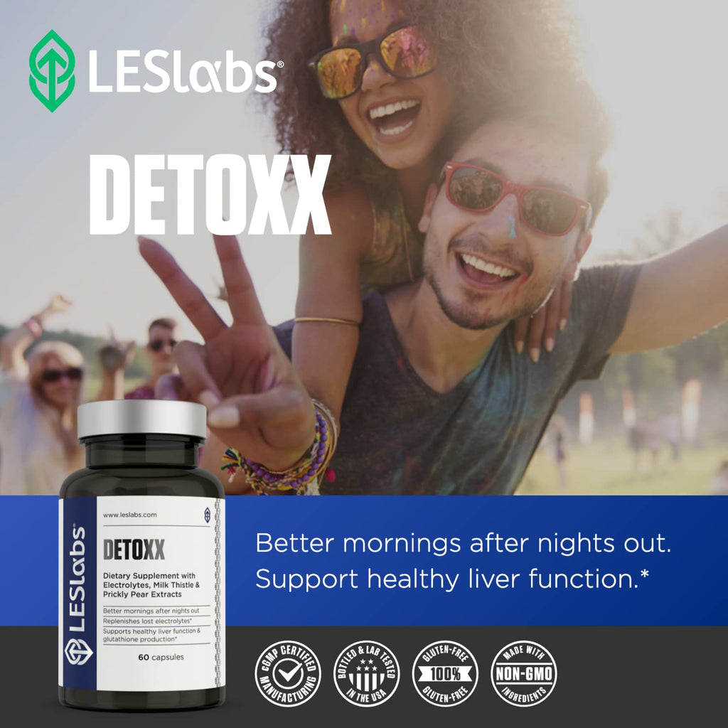 LES Labs DeToxx – Better Mornings & Recovery, Liver Support, Electrolyte Replenishment