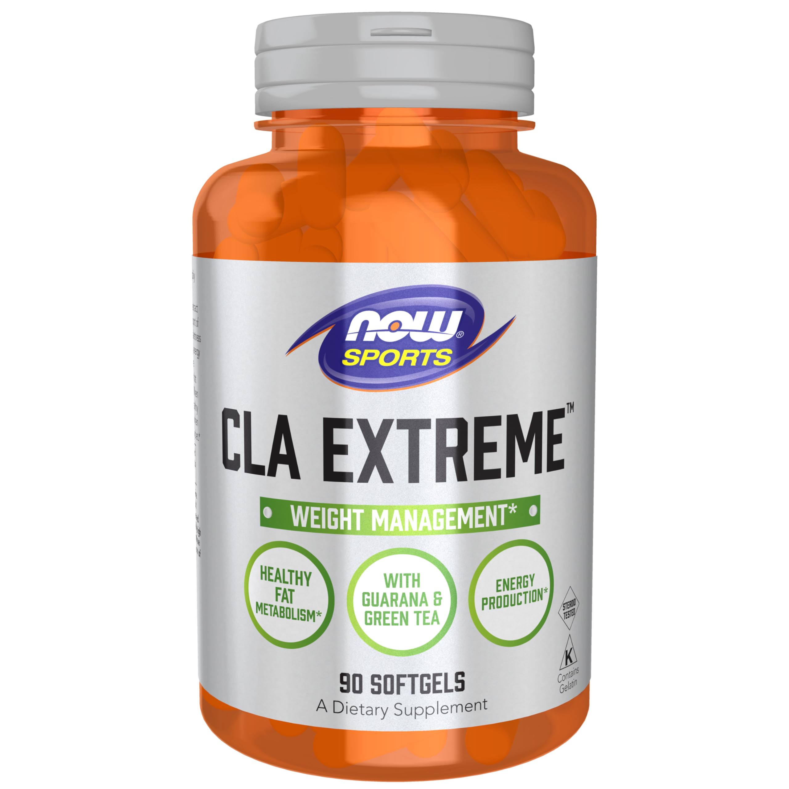 NOW Sports Nutrition, CLA Extreme™ (Conjugated Linoleic Acid) With Guarana & Green Tea