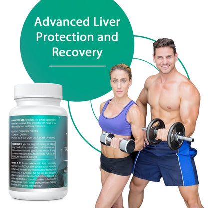 Genogna TUDCA 1100mg-Liver Support Supplement for Detox Cleanse, Water-Soluble Bile
