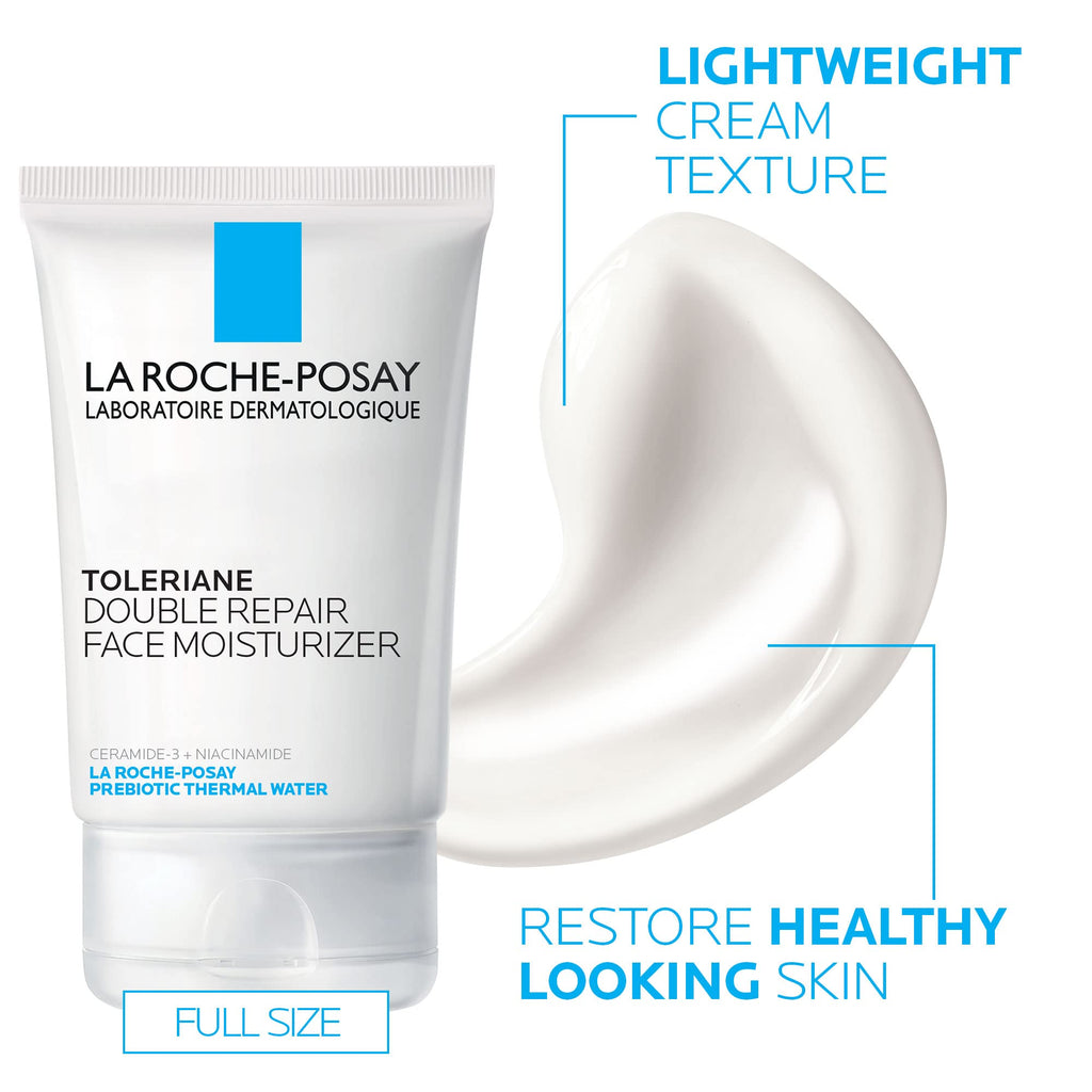La Roche-Posay Toleraine Skin Care Set | Double Repair Face Moisturizer