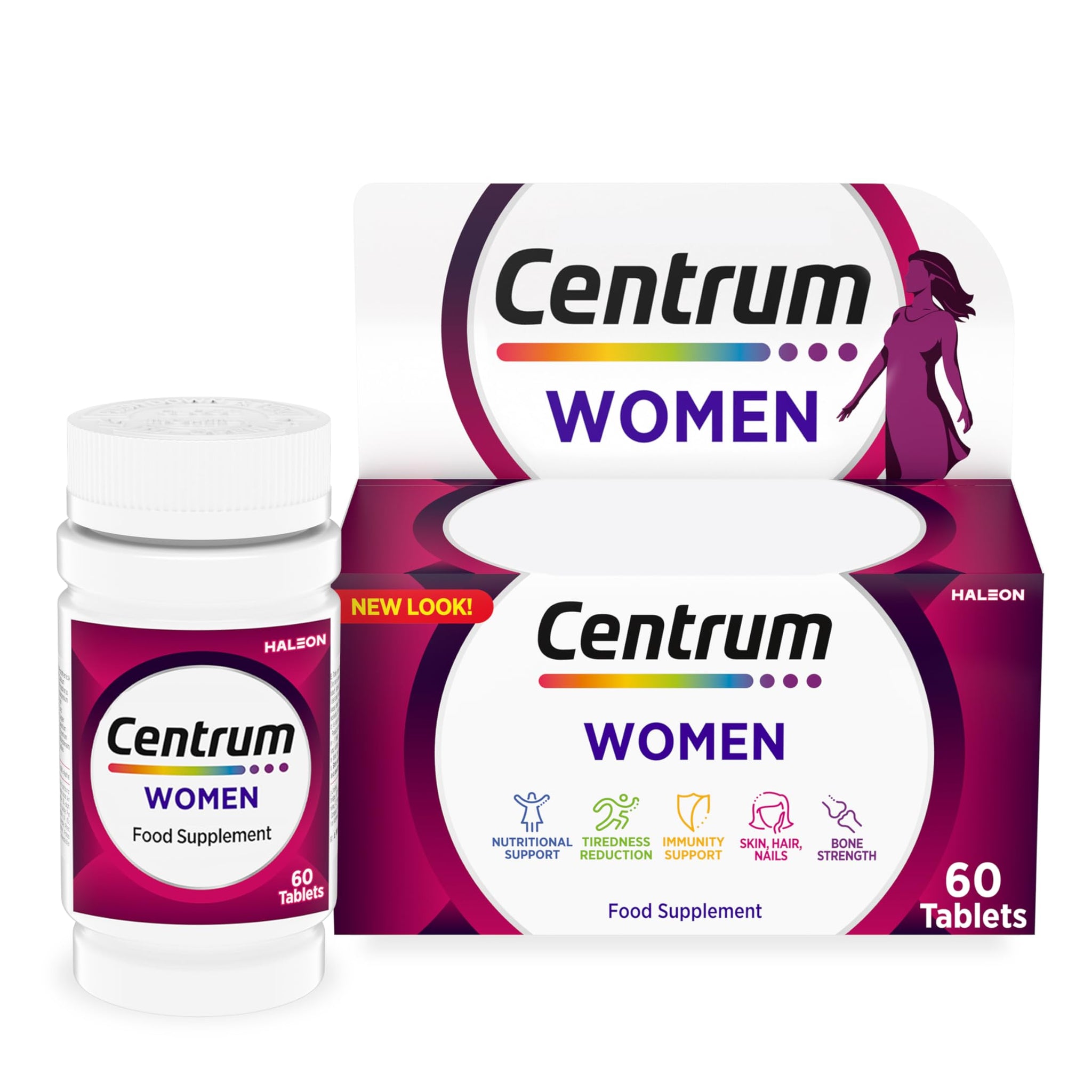 Centrum Women Tablets Multivitamin & Mineral Supplements, with 23 essential nutrients