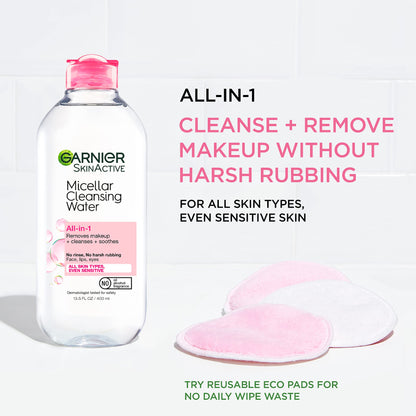 Garnier Back to School Bundle|Micellar Water (400mL) + Fructis Sleek & Shine
