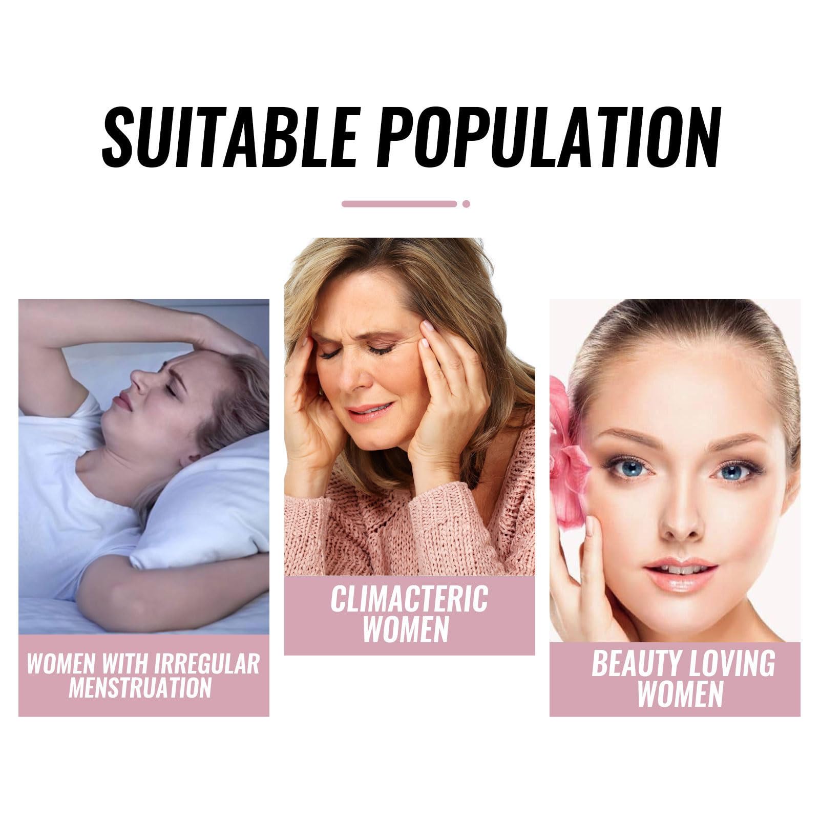 Phyto Estrogen Cream, Menopause Relief, Hormone Support, Sleep Enhancement, Ingredients, 3pcs 100ml Zetiling