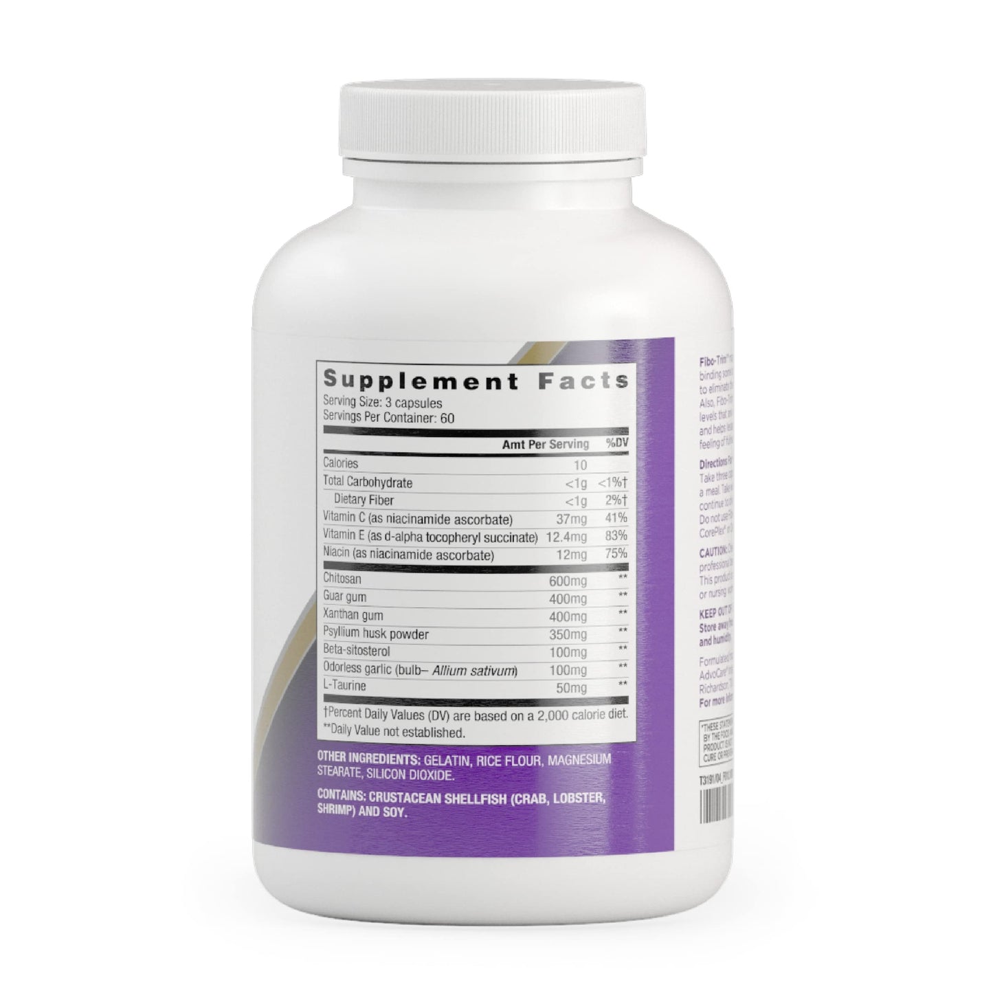 AdvoCare Fibo-Trim Vitamin and Herbal Supplement - Appetite Suppressant for Weight Loss
