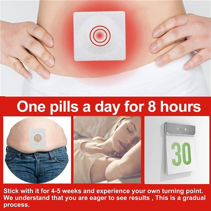 Hairline Mugwort Belly Button Patch, Natural Mugwort Essence Patch, Moxibustion Patch