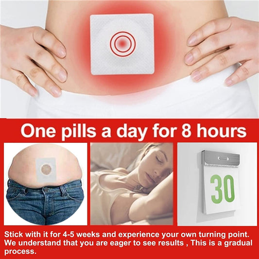 Hairline Mugwort Belly Button Patch, Natural Mugwort Essence Patch, Moxibustion Patch