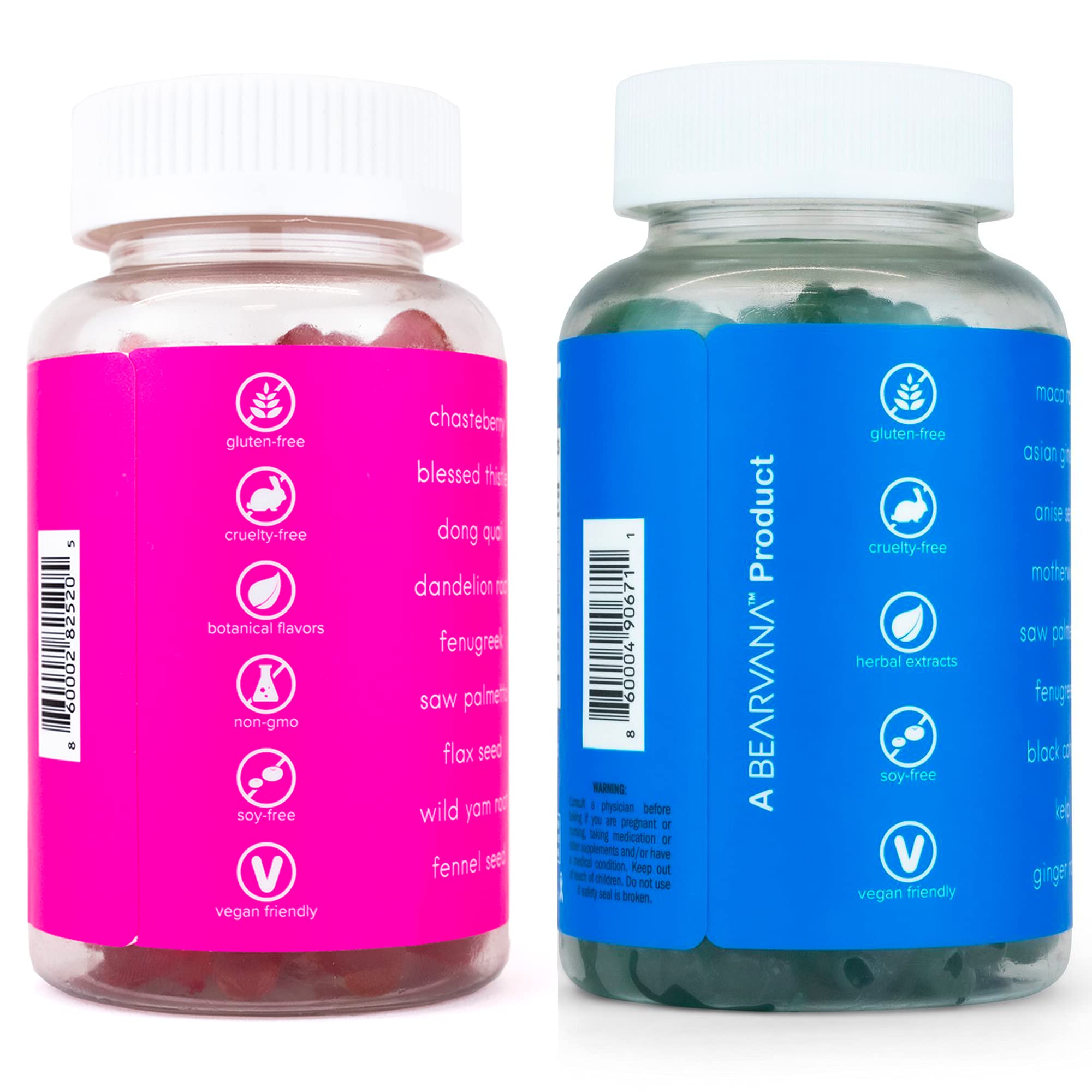 BEARVANA Gummies Combo Pack - Chest and Bum Gummies - Workout Aid - Women’s BEARVANA